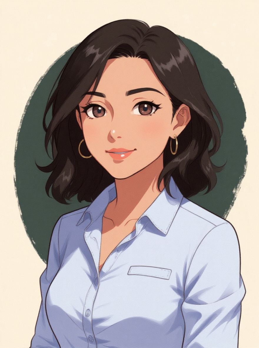 Illustrated portrait of Satlaj Sachan